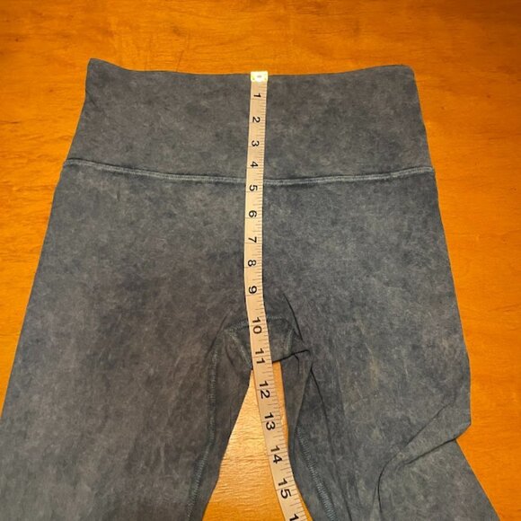 Athleta Blue Acid Washed Cropped Leggings - Picture 2 of 7